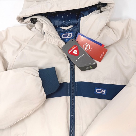 CB Sports Other - CB Sports Mens Large Primaloft Hooded Jacket Stone Navy CBM1004H NEW
